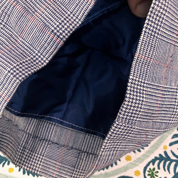 1970s made in USA weathervane lined plaid trousers union label size 6 - Picture 6 of 10